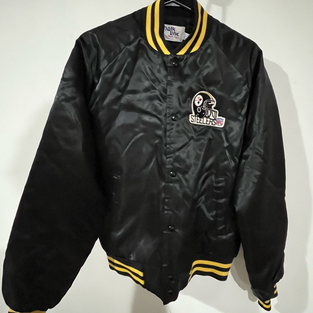 Vintage 80s Chalk Line Steelers jacket L